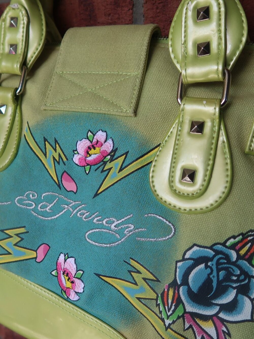 Ed Hardy Love Kills Slowly Vintage handbag - Picture 3 of 3